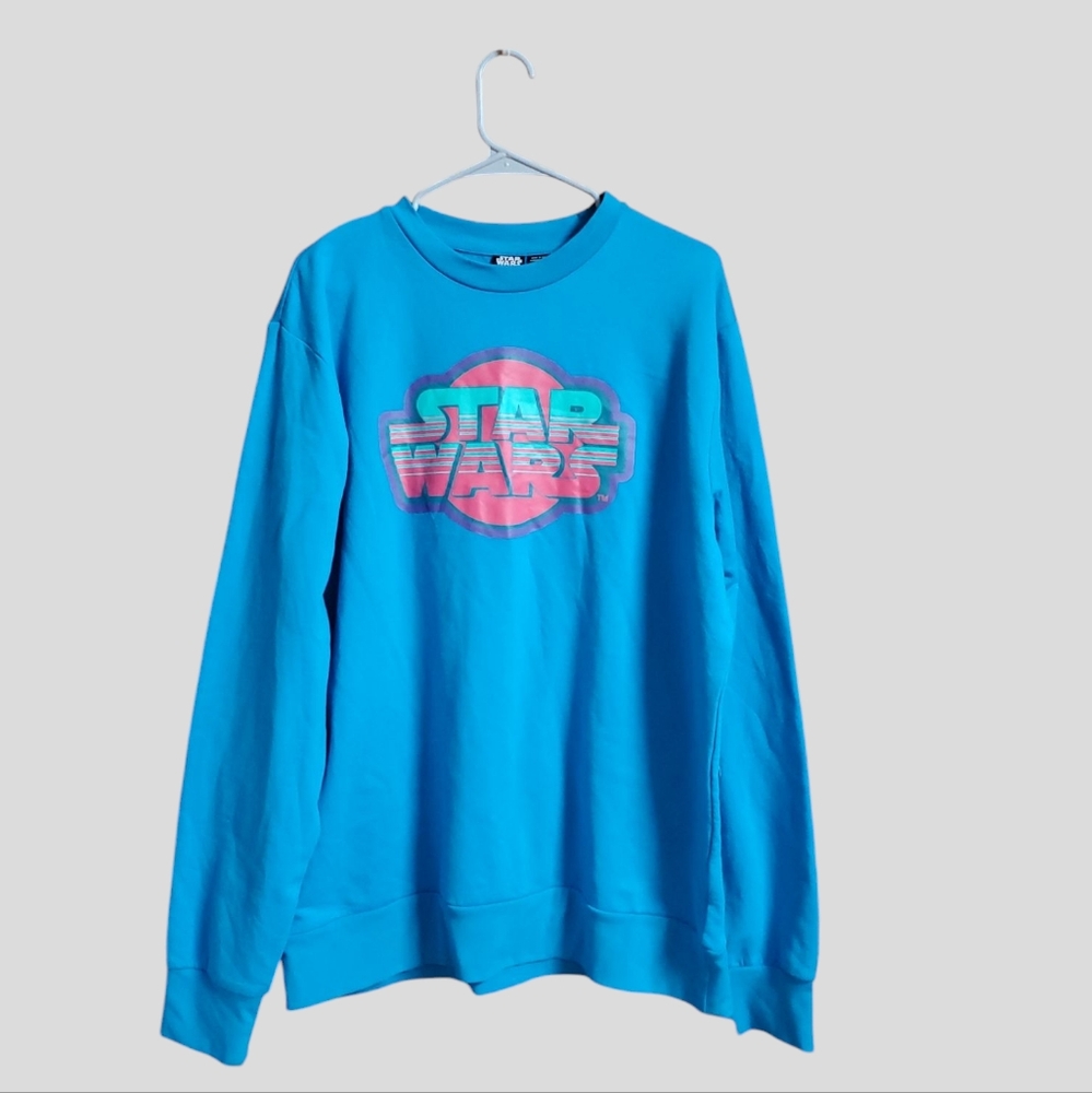 Mens Star Wars Sweatshirt pullover style fleece lined
